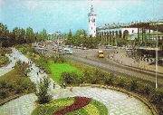 ЖД вокзал Сочи. Фото периода СССР.