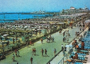 Городской пляж Сочи - Маяк. Фото периода СССР.