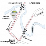 IKEA \ ИКЕЯ в г. Краснодар (IKEA Адыгея-Кубань). Схема проезда.