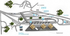 Аэропорт Сочи, международный. Sochi International Airport (AER). Схема проезда.
