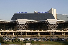 Входная группа Аэропорт Сочи, международный. Sochi International Airport (AER).  А-355, Аэропорт